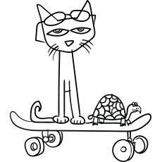 Top 21 Free Printable Pete The Cat Coloring Pages Online