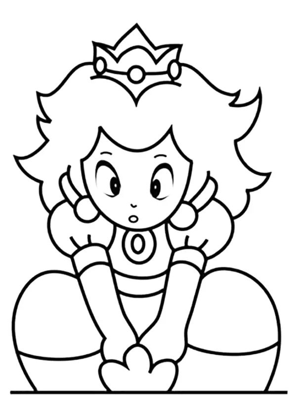 The-princess-peach-sitting