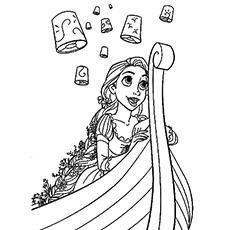 20 Beautiful Rapunzel Coloring Pages For Your Little Girl