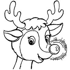 Featured image of post Rudolph Reindeer Cute Christmas Coloring Pages - Reindeer craft for a rudolph the red nosed reindeer theme and preschool lesson plan printable activities suitable for toddlers, preschool and kindergarten.