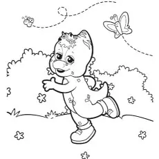 Riff from Barney coloring page