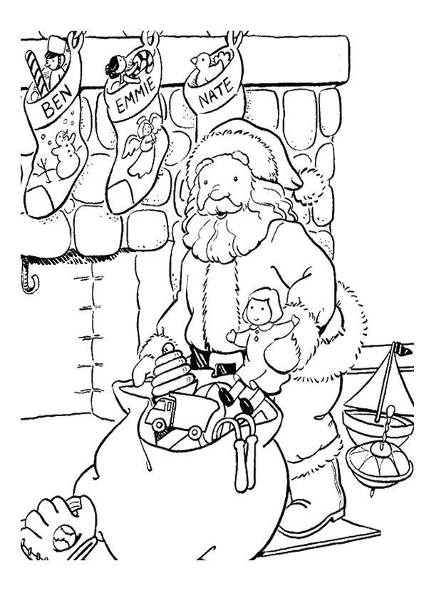 The-santa-and-stocking