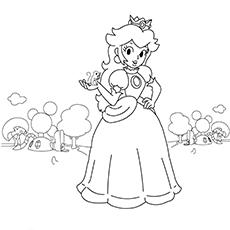 25 Best Princess Peach Coloring Pages For Your Little Girl