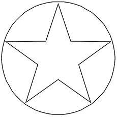 Star shaped geometric coloring pages