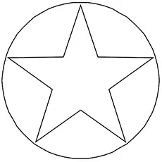 Star shaped geometric coloring pages_image