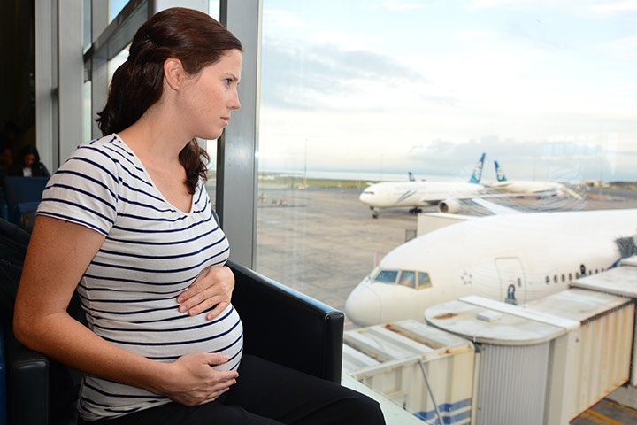 air travel 8 months pregnant