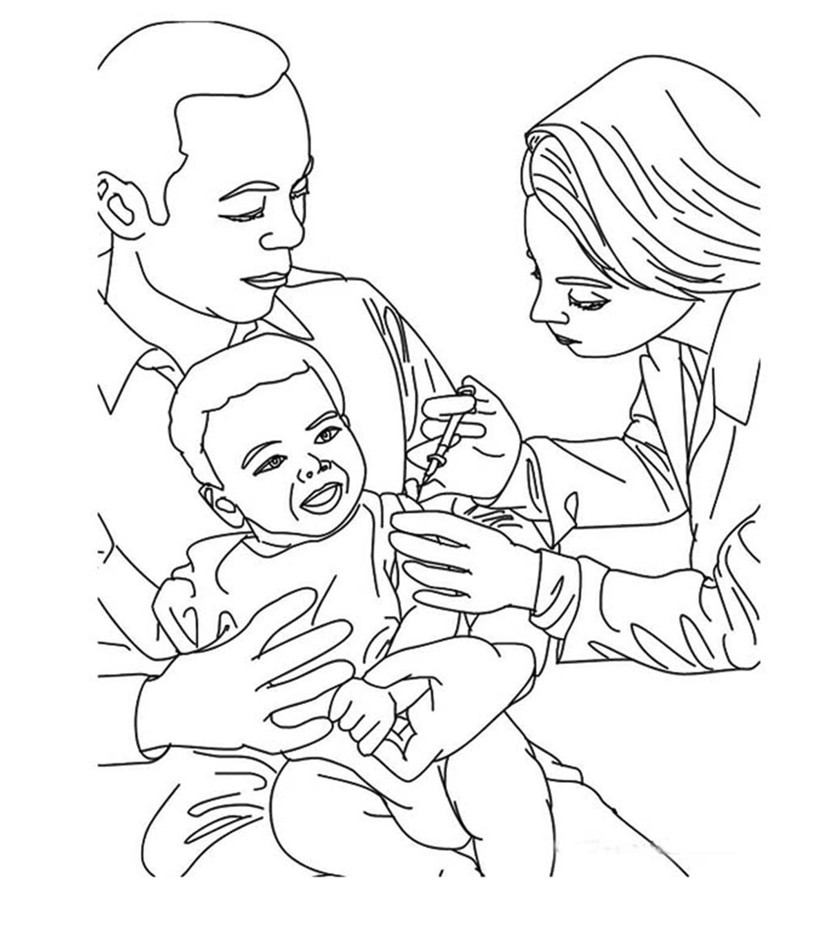 Community Helpers and People Coloring Pages - MomJunction