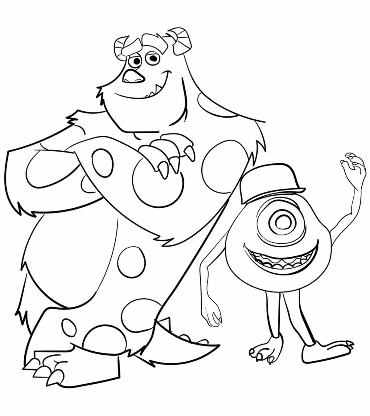 Free Monster Coloring Pages Coloring Pages