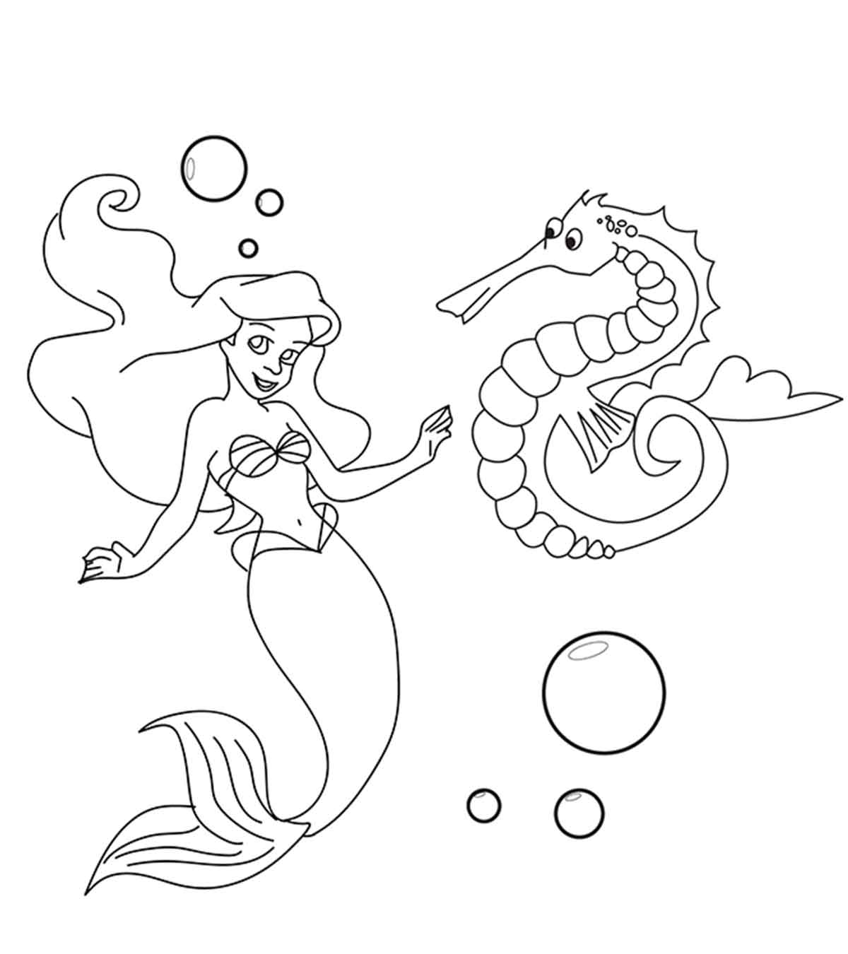 Top 10 Seahorse Coloring Pages For Your Little Ones