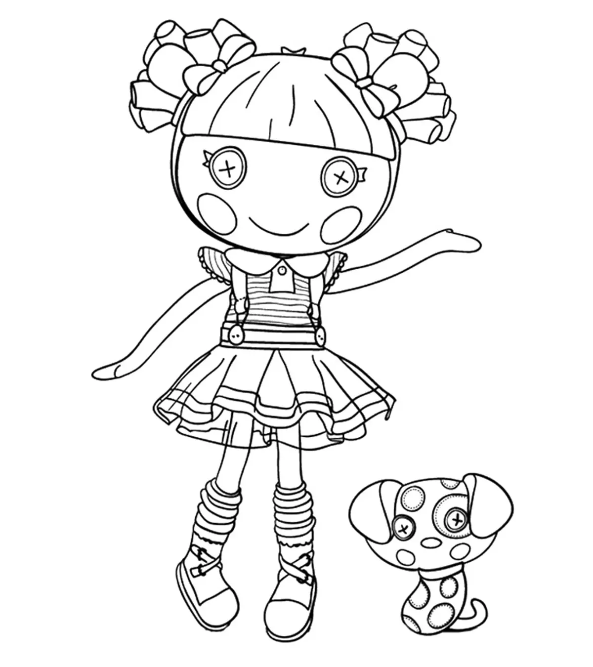 Lalaloopsy Coloring Pages For Todler