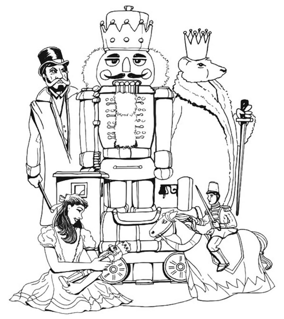 Top 20 Free Printable Nutcracker Coloring Pages Online