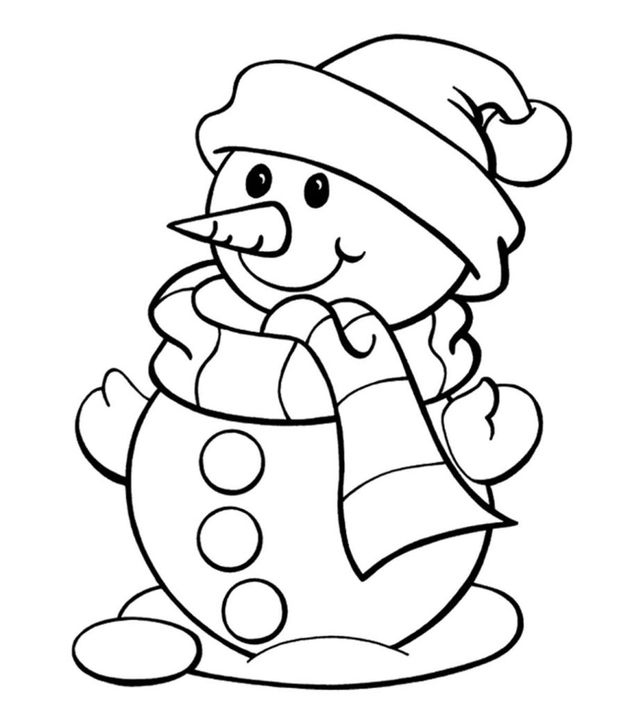 Top 20 Free Printable Snowman Coloring Pages Online