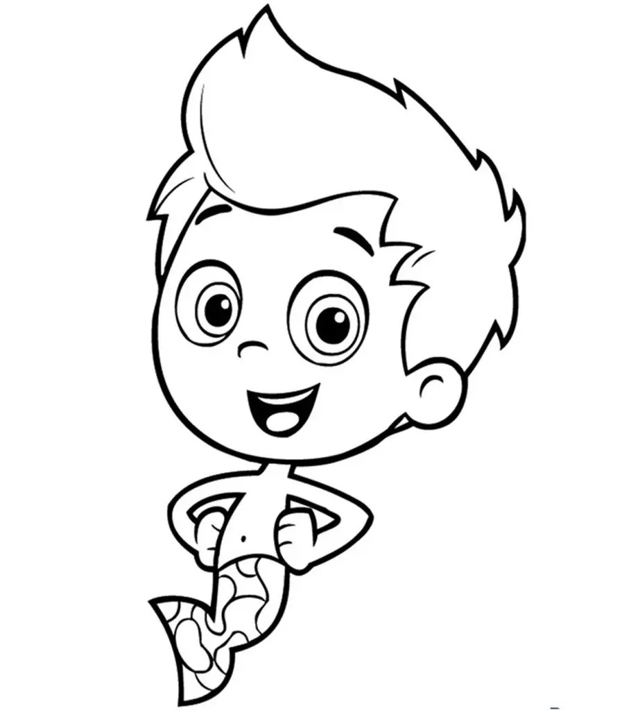 Bubble Guppies Coloring Pages   20 Free Printable Sheets