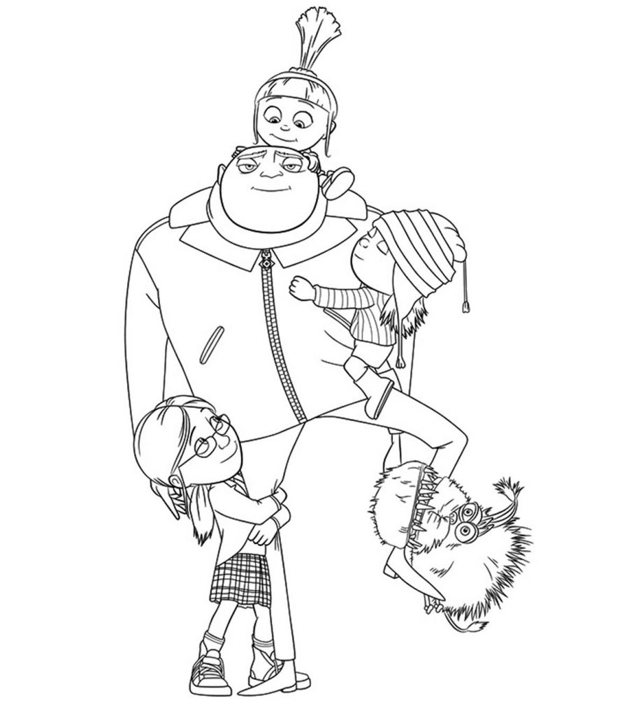 top 35 despicable me 2 coloring pages for your naughty kids