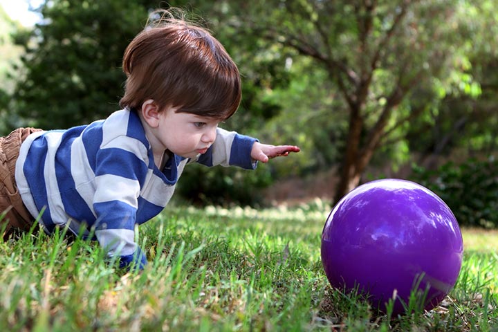 Beach ball activities for 15 month old baby