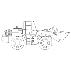 Vintage tractor coloring pages