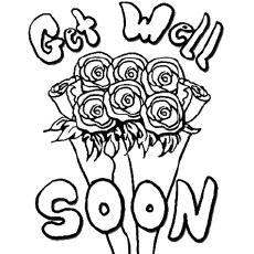 Get Well Soon Cute Bear coloring page - Download, Print or Color