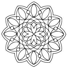 Top 30 Free Printable Geometric Coloring Pages Online