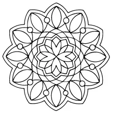 Abstract geometric coloring pages for kids