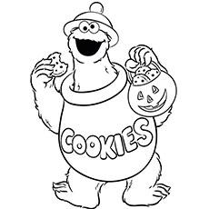 top 25 free printable cookie monster coloring pages online