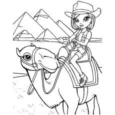 Cowgirl by lisa frank coloring pages