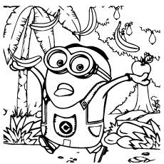 Despicable Me Minion Printable to Color