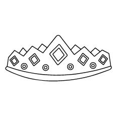 princess crown coloring pages for kids