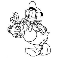 Disney christmas coloring pages