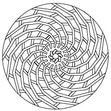 Geometric coloring pages_image