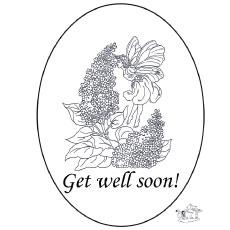 Get Well Soon Colouring Pages 