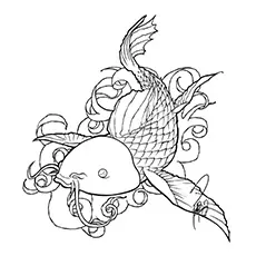Koi fish by Ramirez coloring page