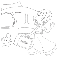 Travelling to paris lisa frank coloring pages