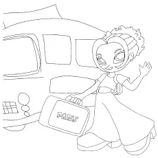 Travelling to paris lisa frank coloring pages