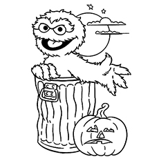 Muppets cartoon coloring page