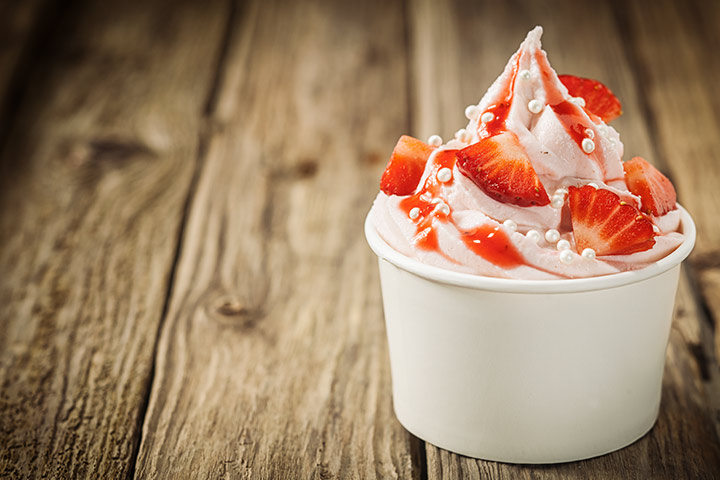 Strawberry greek frozen yogurt recipe for kids