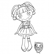 Bea Spells a Lot Lalaloopsy doll coloring page
