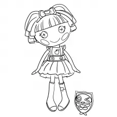 Bea Spells a Lot Lalaloopsy doll coloring page_image