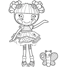 Blossom Lalaloopsy doll coloring page_image