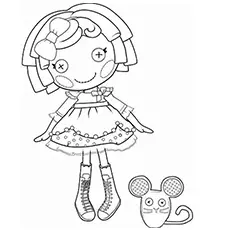 Crumbs Sugar Cookie Lalaloopsy doll coloring page_image