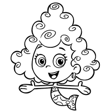Deema from Bubble Guppies coloring page