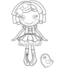 Dot Starlight Lalaloopsy doll coloring page_image