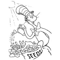 Best Dr.Suess hat coloring pages