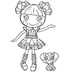 Ember Flicker Flame Lalaloopsy doll coloring page_image