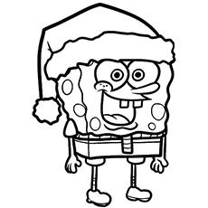 Spongebob Squarepants cartoon coloring page