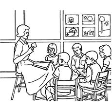 Top 10 Free Printable Teacher Coloring Pages