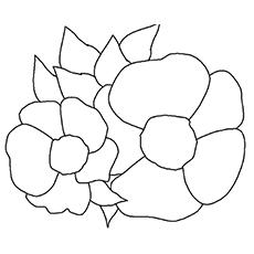 coloring pages for girls flowers roses