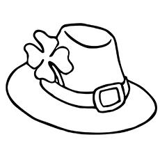 sun hat coloring page