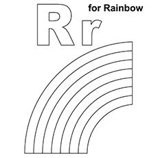 r is for coloring page