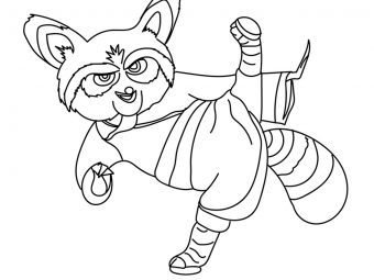 10 Cute Kung Fu Panda Coloring Pages For Your Little Ones