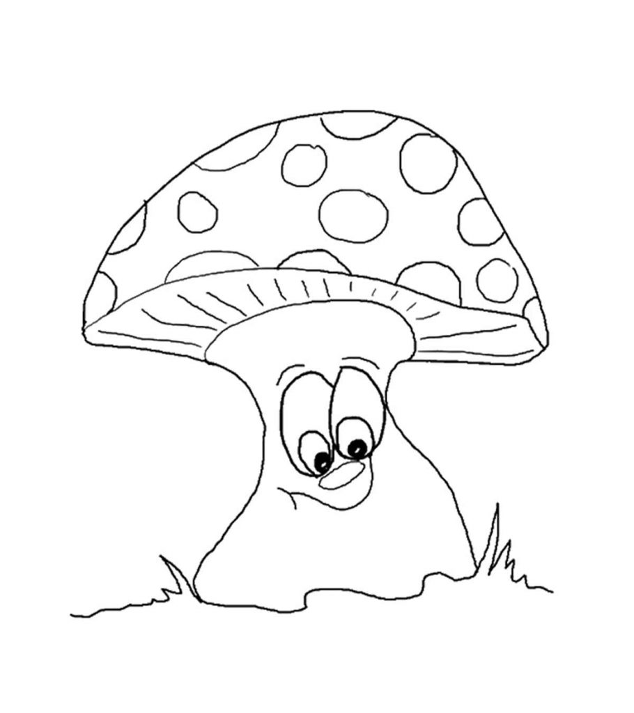 Top 20 Free Pritable Mushroom Coloring Pages Online